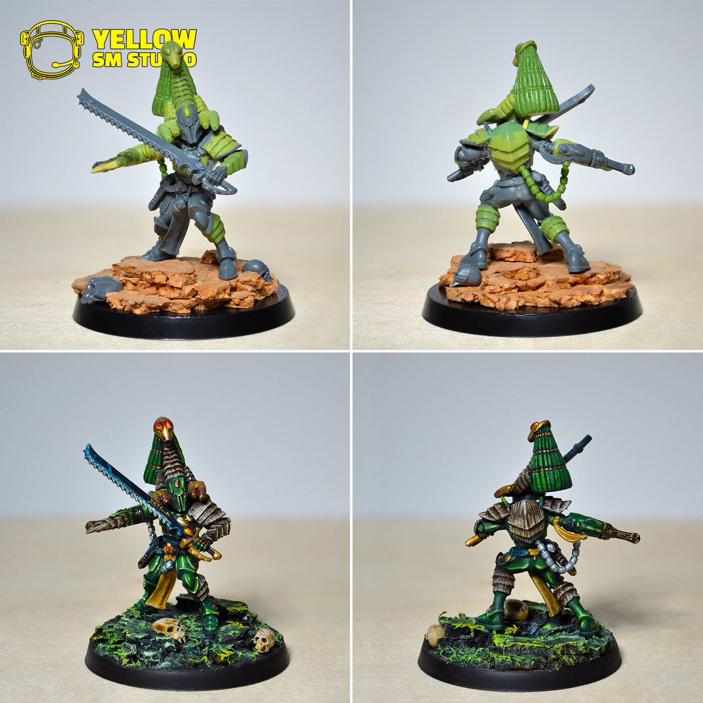 Bespoke Phoenix Karandras Aeldari Figure - Warhammer 40000 Pro