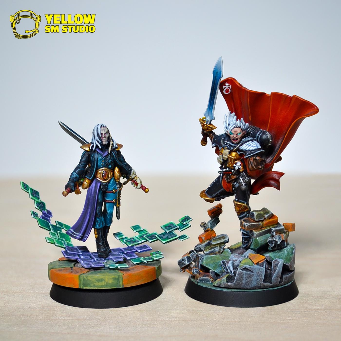 Daemonifuge Ephrael Stern & Kyganil Warhammer 40K Miniatures
