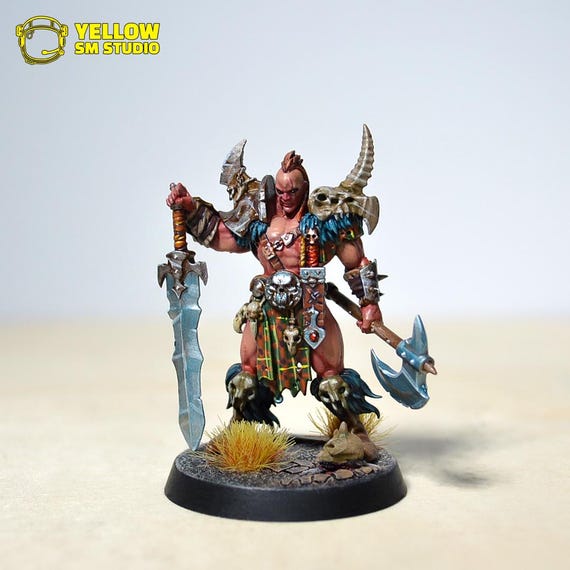 ウォーハンマー 40k ミニチュアフィギュア ダーコースト チーフテン