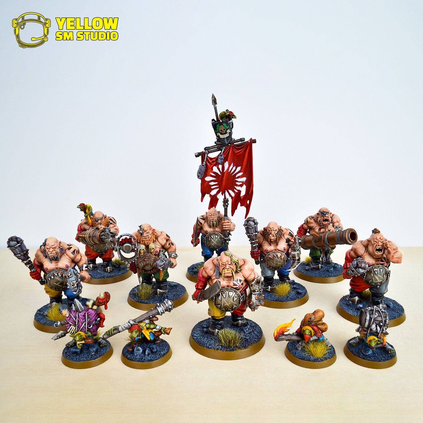 Pro Painted Leadbelchers Unit: Ogor Mawtribes Miniature - Etsy