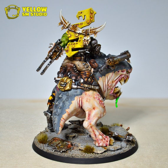 Mozrog Skragbad & Big Chompa Orks Beastboss Warhammer 40k Games