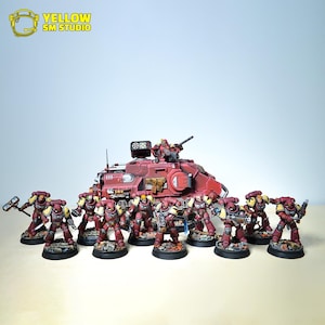 Comisión del Ejército de Marines Espaciales, Warhammer 40000, Ejército completo, Pro pintado