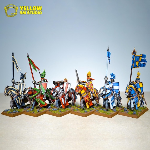 6 Knights of the Realm, Kingdom of Bretonnia, Warhammer Old