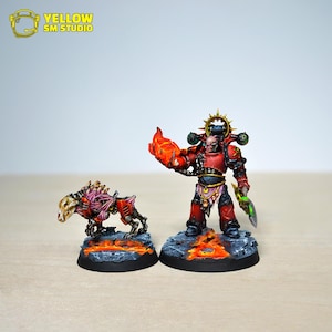 Skräddarsydd kaosherre Huron och Hamadrya, kaosrymdmarinerna, Warhammer 40000