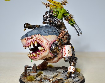 Mozrog Skragbad & Big Chompa Orks Beastboss Warhammer 40k Games