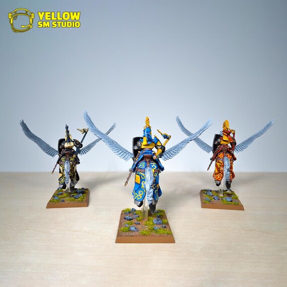 ペガサス騎士団、ブレトニア王国、ウォーハンマー旧世界 - Etsy 日本