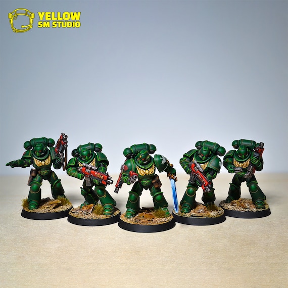 SPACE MARINES PRIMARIS Intercessors warhammer 40k Imperial fist EUR 35,00 - FR