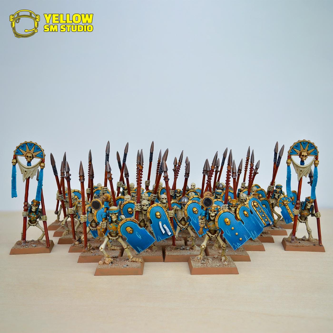 Warhammer – Guerreros Esqueléticos / Arqueros De Los Reyes Tumba De Khemri (36 Miniaturas Sin Pintar)