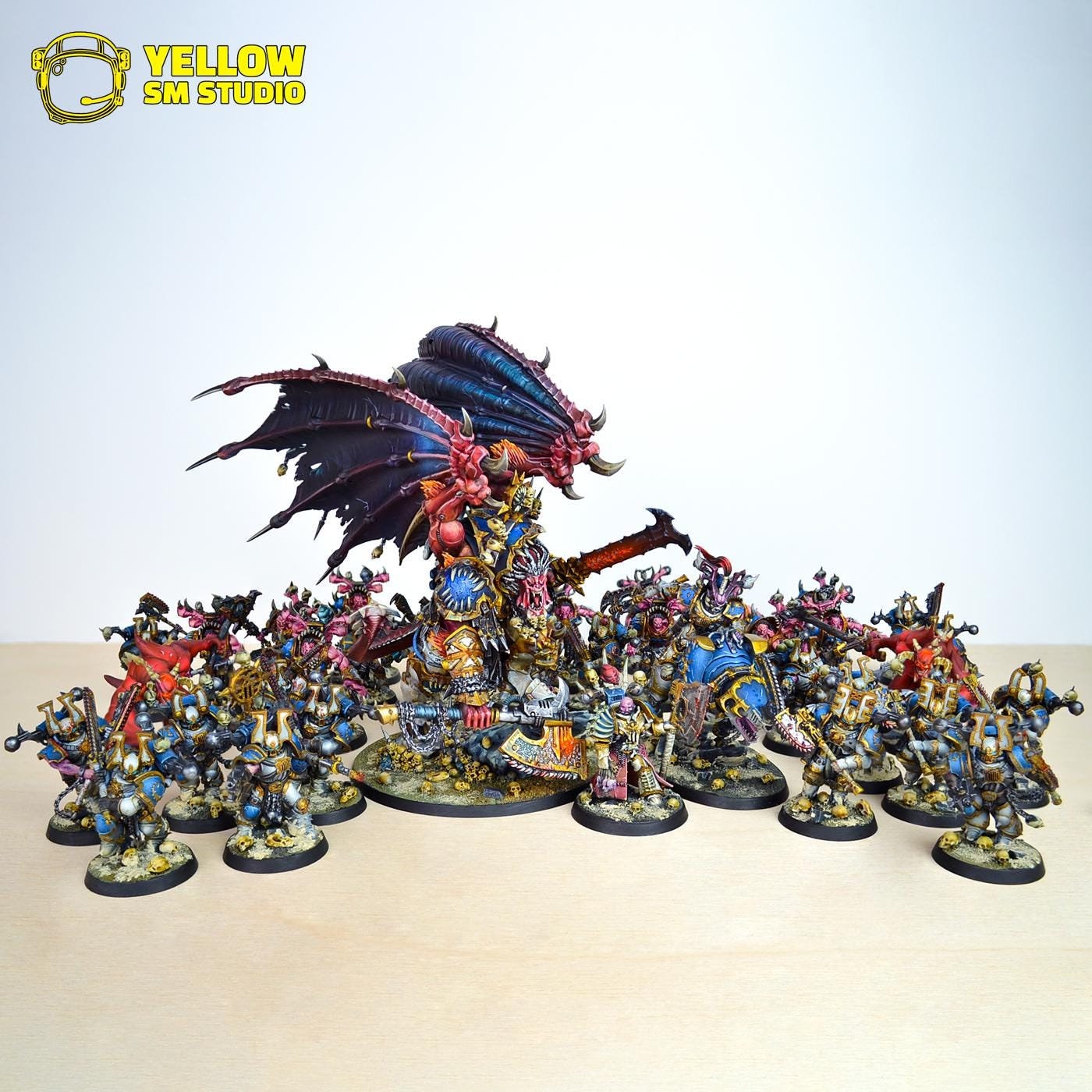 World Eaters Army, Armies of Chaos, Warhammer 40000, Full
