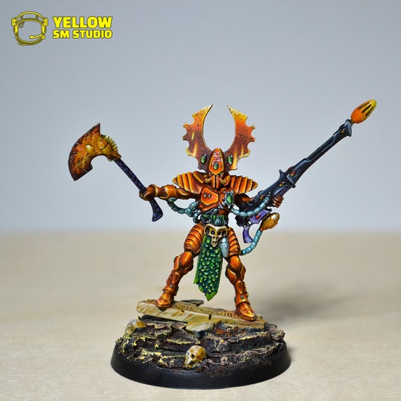 Bespoke Phoenix Lord Fuegan, Infernal Lord From the Warhammer