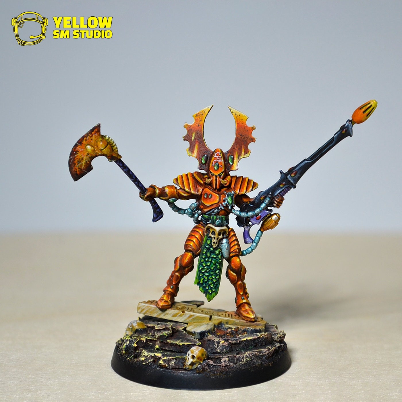 Bespoke Phoenix Lord Fuegan, Infernal Lord From the Warhammer