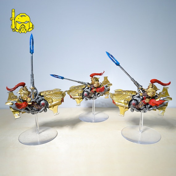 Vertus Praetors Set of 3 Miniature Figurine, Adeptus