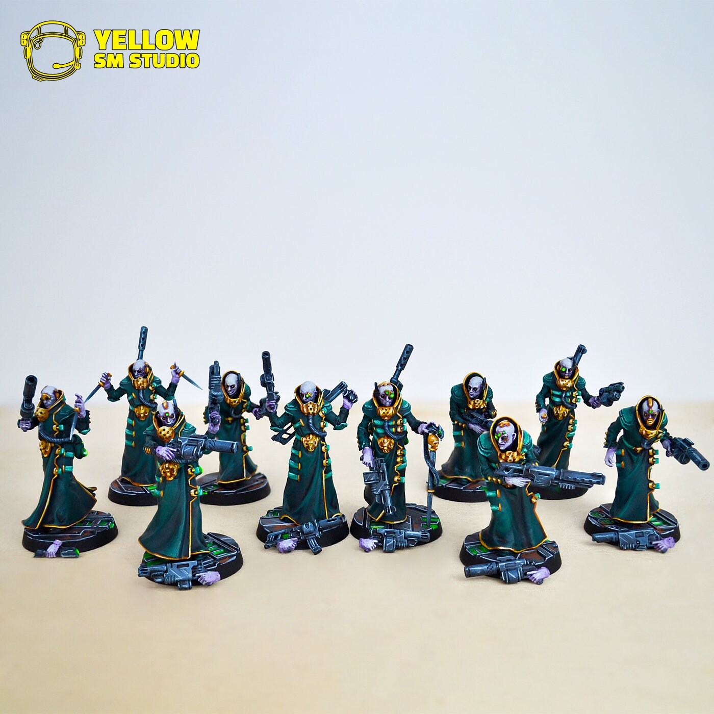 Delaque Gang 5 Models, Necromunda, Warhammer 40000, Pro
