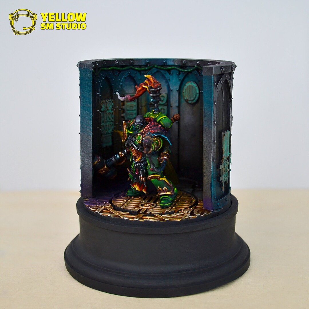 アカマント　ミニチュア Adrax Agatone: Pro Painted Salamanders Space Marine Miniature