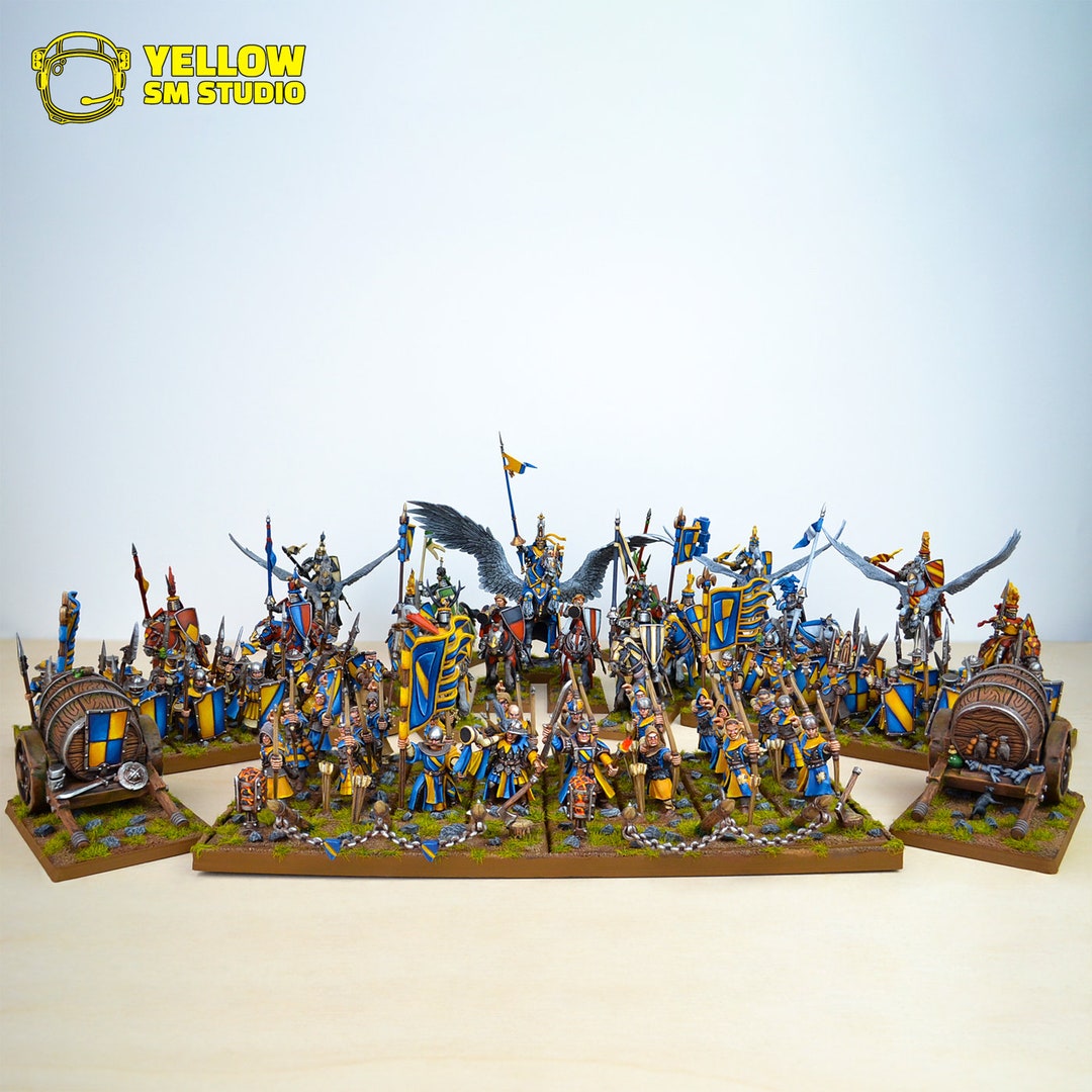 Kingdom of Bretonnia, Warhammer Old World, Full Army, Pro Kingdom of Bretonnia, Warhammer Old World, Full Army, Pro