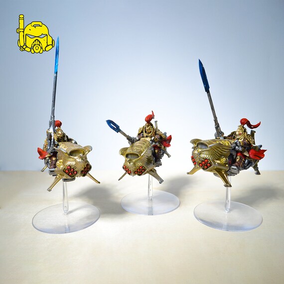 Vertus Praetors Set of 3 Miniature Figurine, Adeptus