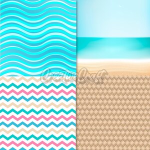 24 Sea Princess Digital Papers, nautical scrapbook paper, nautical princess printables papers designs, backgrounds designs, birthday theme image 4