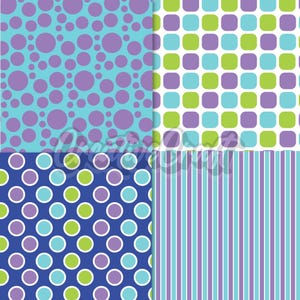 20 Monster Inc Digital Papers 300 DPI Maximum Quality, monster inc scrapbooking, monster inc printables papers designs, instant download image 2