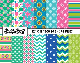14 Princess Frozen Digital Papers 300 DPI maximale kwaliteit, bevroren scrapbooking, bevroren afdrukbare papierontwerpen, instant download