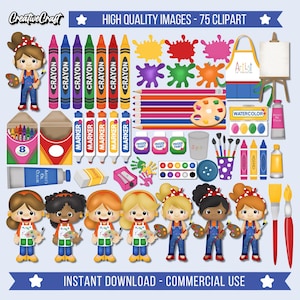 75 PNG Clipart Zurück zur Schule 300 DPI Maximale Qualität, ClipArt-Bilder, ClipArt-Designs PNG Malerei Kunst, sofortiger Download