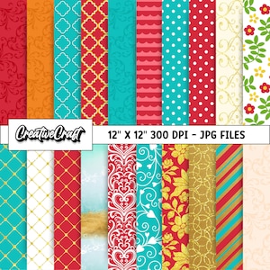 20 Elena of Avalor Digital Papers 300 DPI Qualité maximale, Elena of Avalor scrapbook, dessins imprimables princesse, téléchargement instantané
