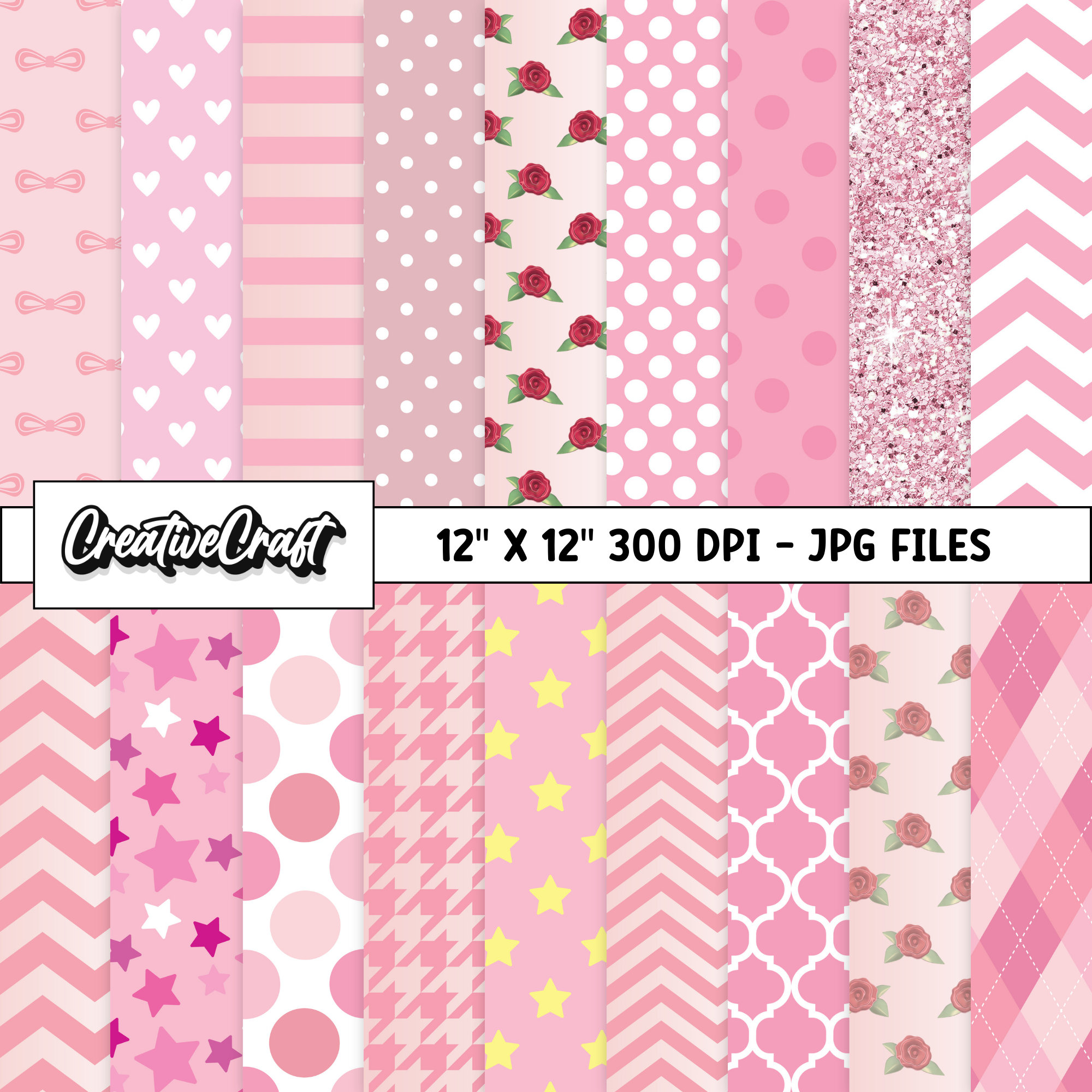 18 Ballet Dance Digital Papers 300 DPI Maximum Quality, Ballet Dance ...