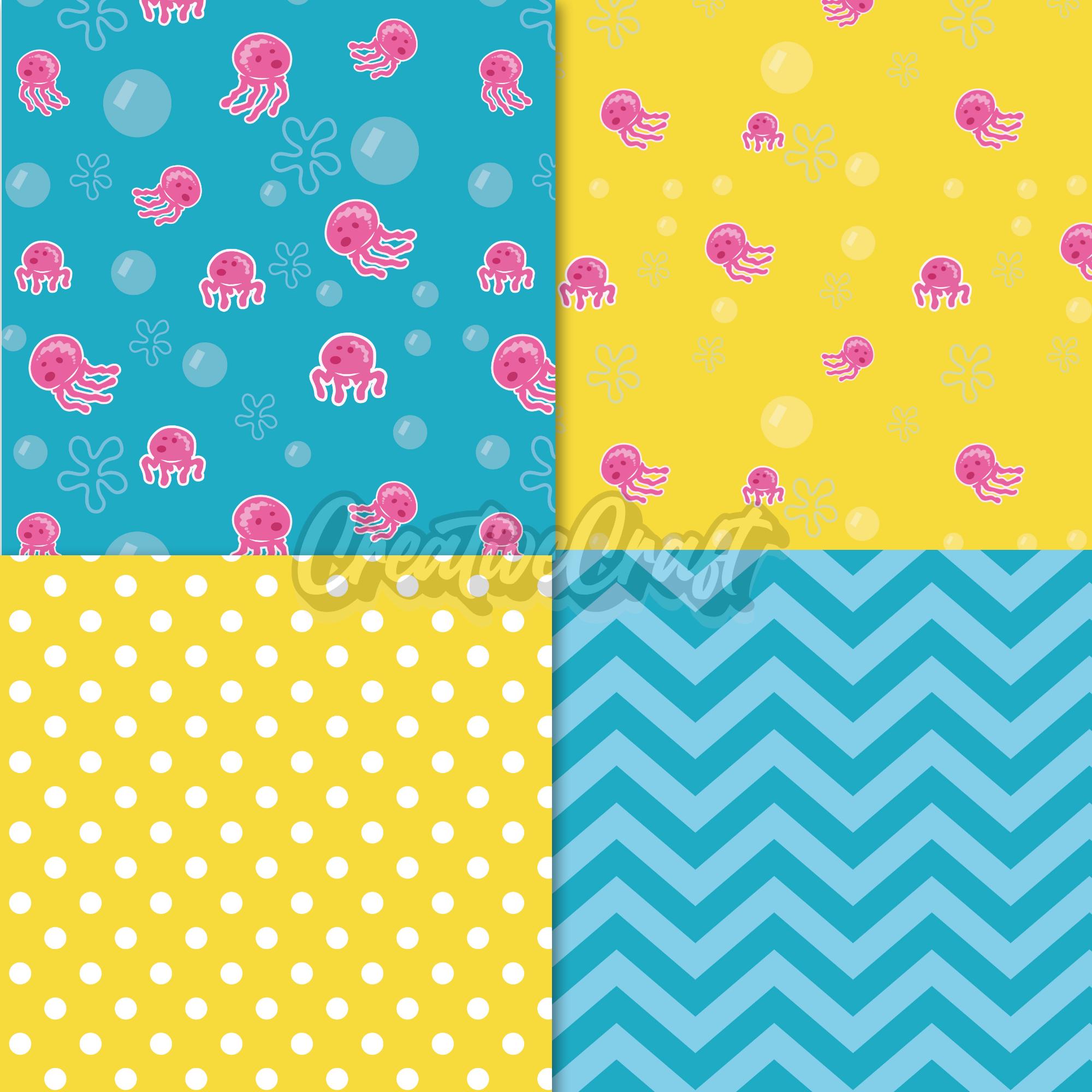 14 Under the Sea Digital Papers 300 DPI Maximum Quality, Under the Sea ...
