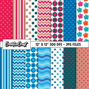 14 Lilo et Stitch Digital Papers 300 DPI Qualité maximale, album lilo et stitch, modèles imprimables lilo et stitch, téléchargement instantané