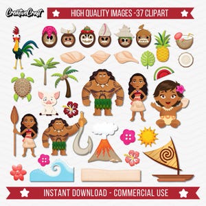 37 Clipart png księżniczka moana 300 DPI Maksymalna jakość, clipart png marynistyczny, projekty clipart png księżniczka, projekty do druku księżniczka moana