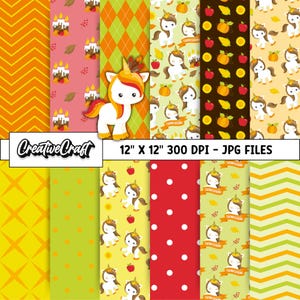 12 Thanksgiving Digital Papers 300 DPI Highest Quality, thanksgiving scrapbook, happy thanksgiving printable paper designs, instant download