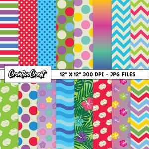 16 Lilo et Stitch Digital Papers 300 DPI Qualité maximale, album lilo et stitch, modèles imprimables lilo et stitch, téléchargement instantané