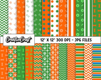 24 Puppies Patrol Digital Papers 300 DPI Maximum Quality, puppies patrol scrapbooking, puppies patrol papers designs, instant download
