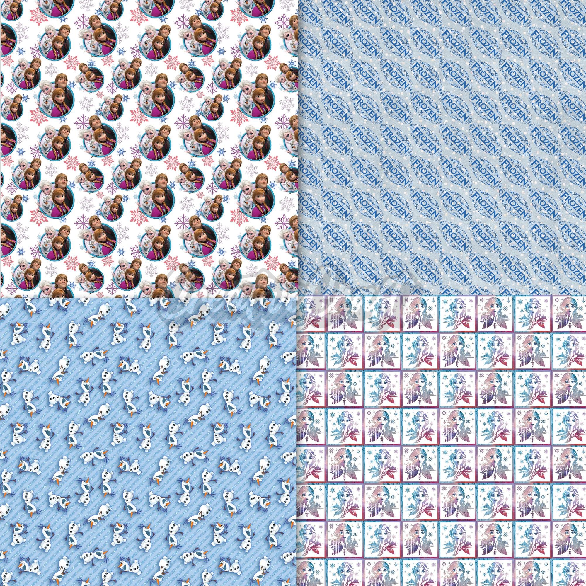 16 Princess Frozen Digital Papers 300 DPI Maximum Quality, Frozen ...