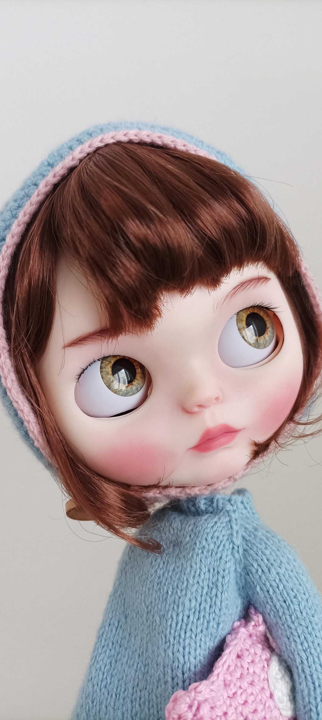 Poupée blythe custom peau mate Mohair - Jeux & Jouets