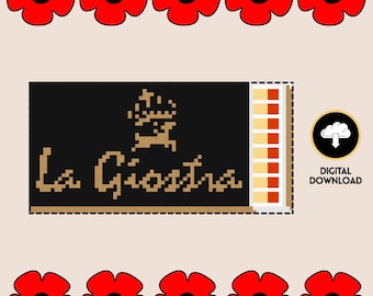 La Giostra Florence Matchbox Needlepoint Canvas Digital Chart PAINT-YOUR-OWN