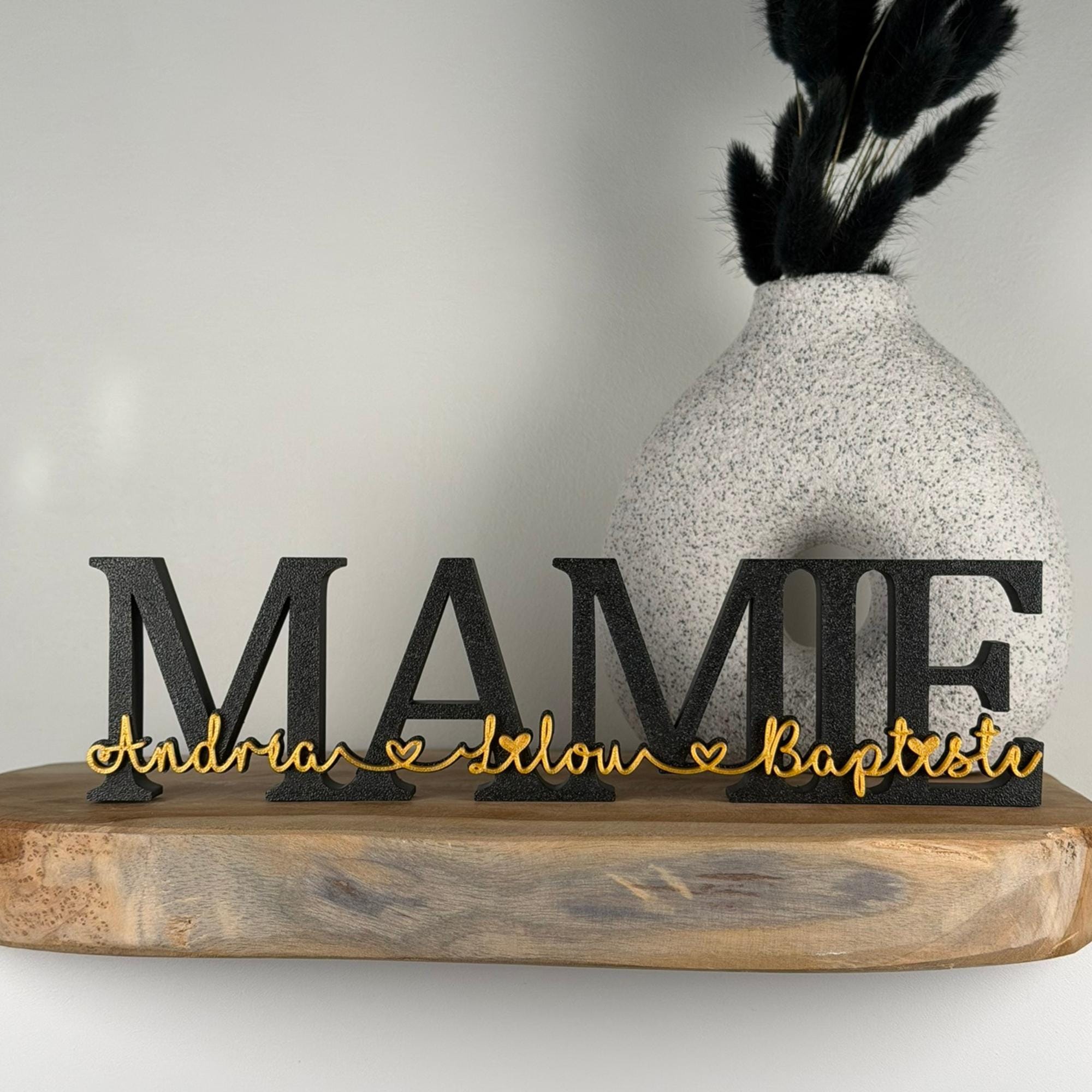 Cadre Photo MDF Widdop - Coin Bouton - Cadeau Grand-mère Fête Des Mères Noël - Neuf
