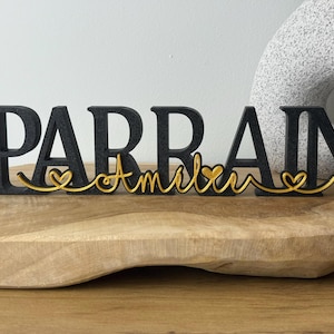 Personalized Nanny Sign with Name - Choice of Colors - End-of-Year Gift for Nanny/Auntie image 5