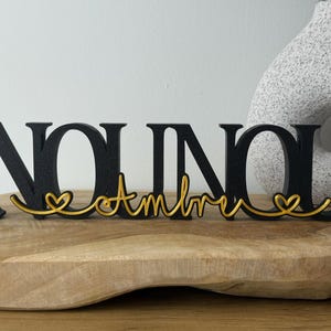 Personalized Nanny Sign with Name - Choice of Colors - End-of-Year Gift for Nanny/Auntie image 2