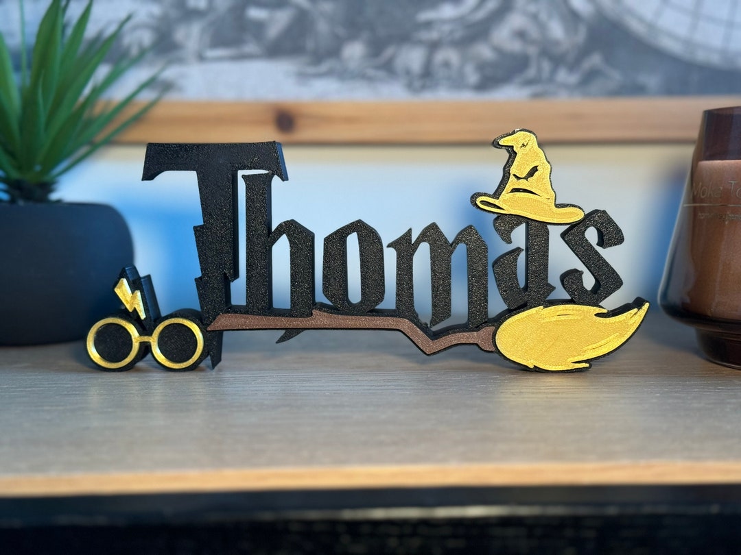 Freund Von Harry Potter Vorname 3 Buchstaben Harry Potter personalisierter Name dekorative Buchstaben Heimdekoration
