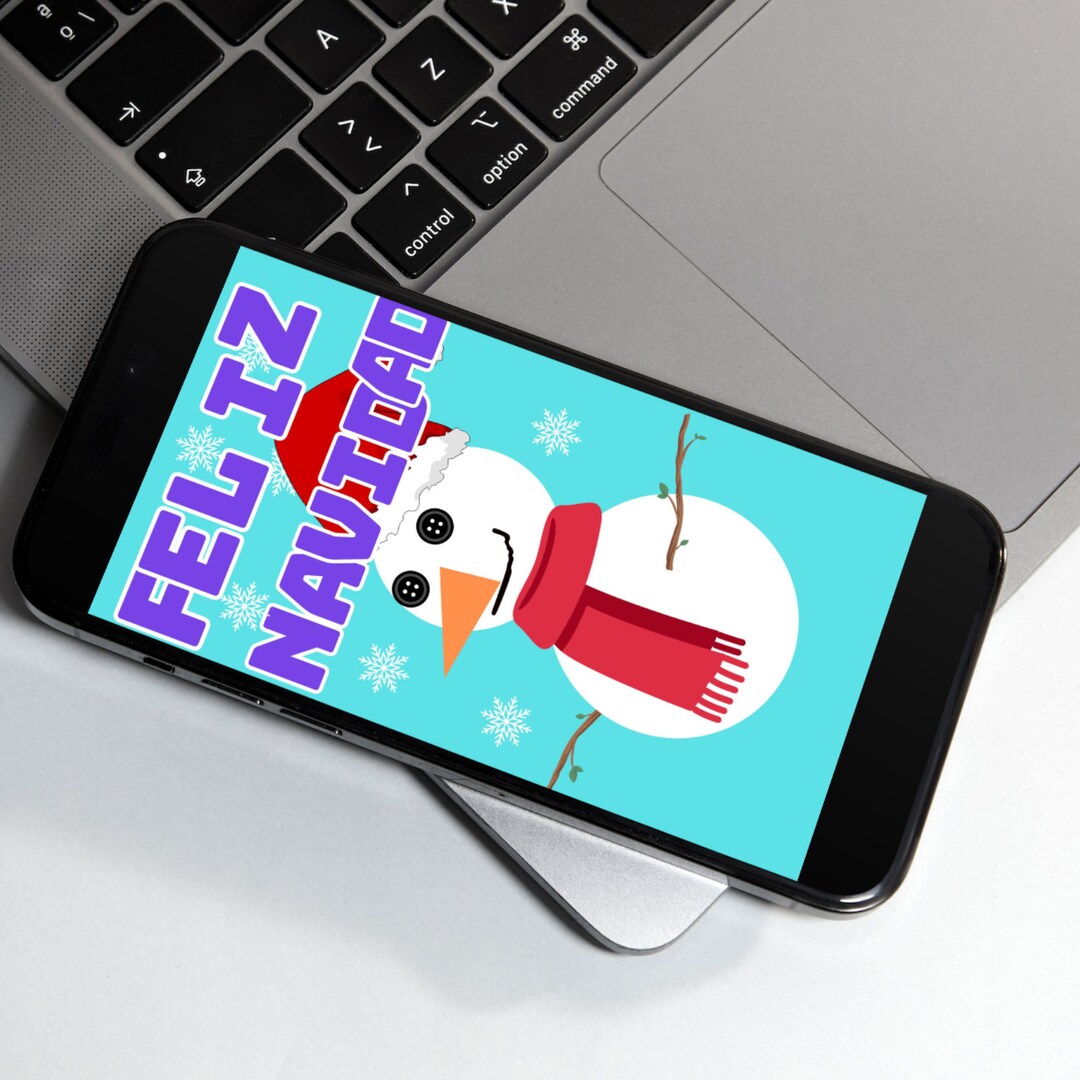 Digital Animated Christmas Card for Mobile, Funny Christmas Greeting to