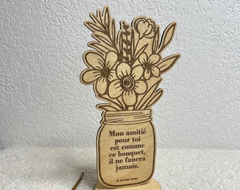 Personalize your cactus or eternal wooden bouquet for a lasting gift!!!