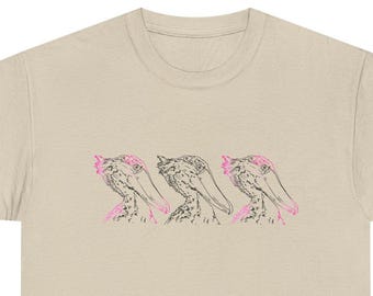 Shoebill Tshirt, Graphic Tee, Bird Lover Gift, Wildlife Tee