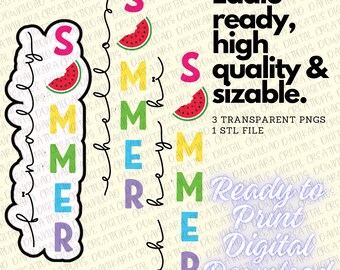 Sommer Keks STL & PNG, Hallo Sommer STL mit PNG, Endlich Sommer Png, Endlich Sommer Keks STl, Hallo Sommer Stl und PNG, Sommer PNGs