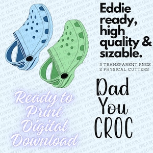 Fathers Day Croc Etsy
