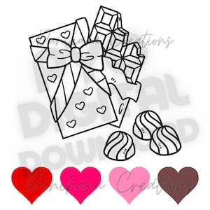 Valentine&#39;s Day Card Paint Your Own Cookie, Valentines Paint Your Own PNG, PYO Cookie PNG, pyo png, Paint Your Own Card