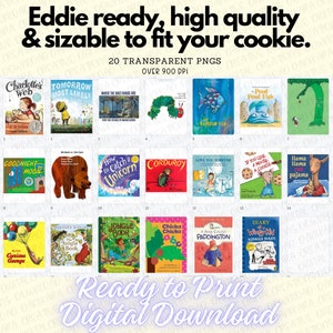 Livres pour enfants PNG, Art de couverture de livre pour enfants PNG, Top couvertures de livres pour enfants - prêt à imprimer, images de qualité supérieure à 900 dpi