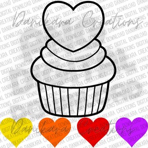 Valentine&#39;s Day Paint Your Own, Valentines Banner Paint Your Own PNG, PYO Cookie PNG, Heart pyo png, Paint Your Own, Valentine&#39;s Day pyo,