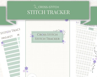 Cross Stitch Tracker: Printable Stitching Journal (Digital Download)