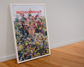 Midsommar Poster | Digital Movie Poster | Printable Movie Poster | Wall Art Print | Housewarming Gift | Poster Gift | Gift for Movie Lover