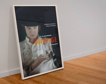 A Clockwork Orange | Digital Movie Poster | Printable Movie Poster | Wall Art Print | Housewarming Gift | Poster Gift | Gift for Movie Lover
